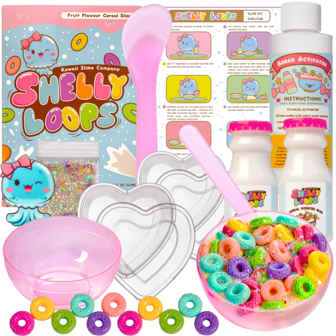 Shelly Loops Cereal Slime DIY Kit