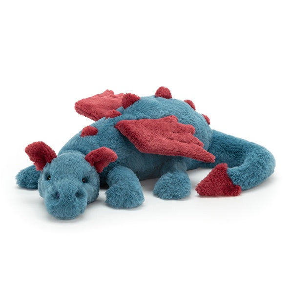 ジェリーキャット ドラゴン ぬいぐるみ Dexter Dragon Medium Dexter Dragon JellyCat Medium — Learning Express Gifts