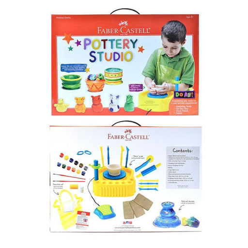  Faber-Castell Pottery Studio - Kids Pottery Wheel Kit