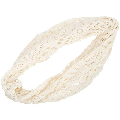 CREAM CROCHET BANDEAU