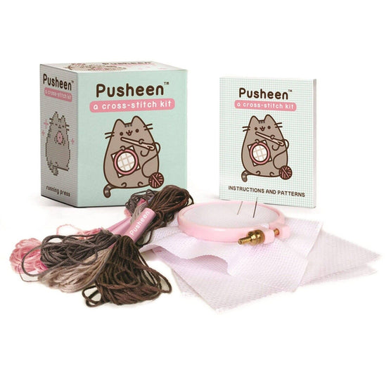 (Miniature) Pusheen: A Cross-Stitch Kit