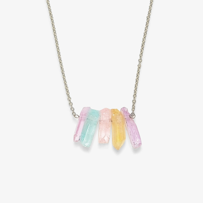 Rainbow Crystal Necklace PuraVida