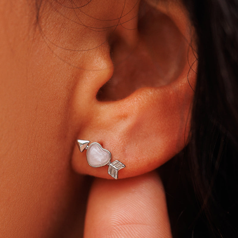 Cupids Bow Stud Earrings PuraVida