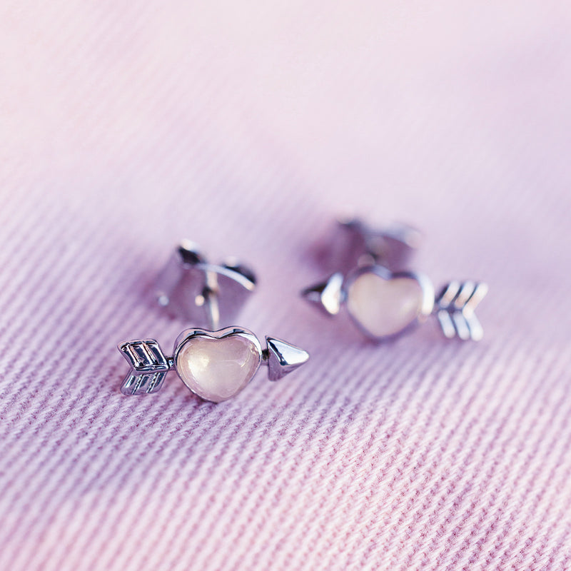 Cupids Bow Stud Earrings PuraVida
