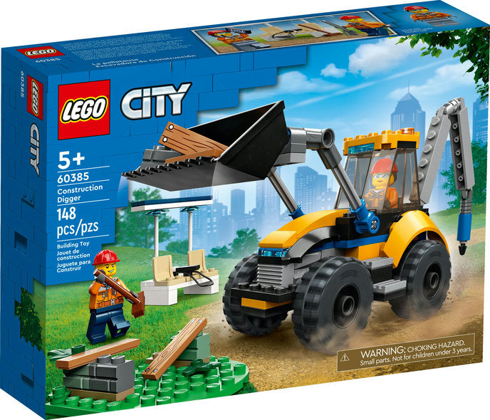 LEGO 60385  Construction Digger V39  City Great Vehicles