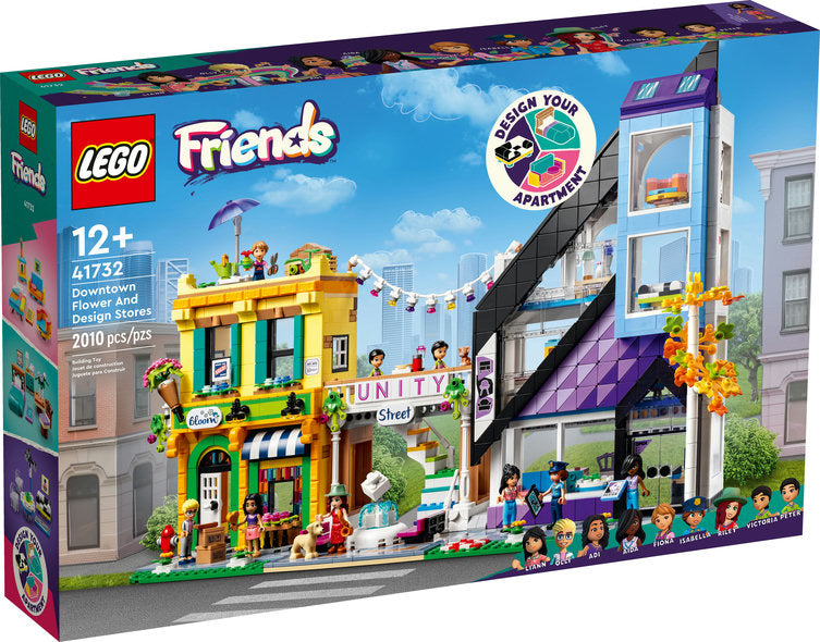 LEGO® Friends Downtown Flower and Design Stores (41732)