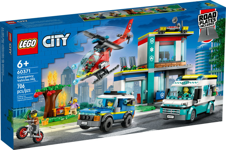 LEGO 60371  Emergency Vehicles HQ V39  City Police