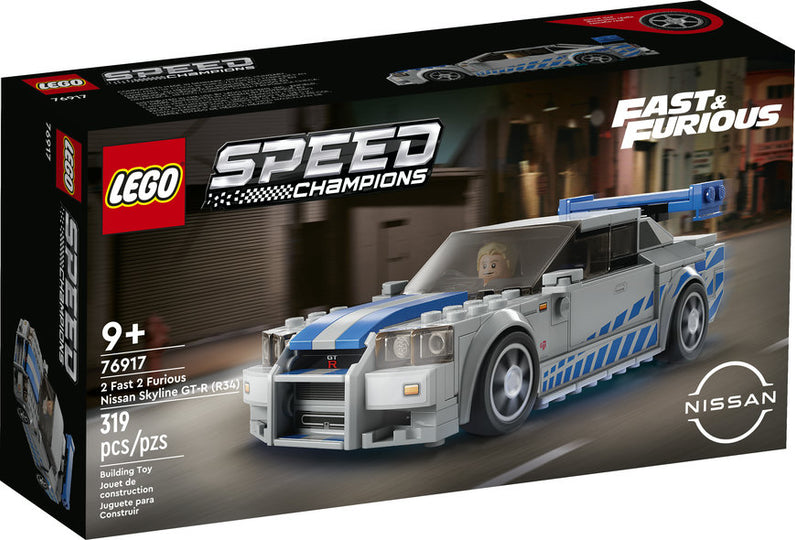 LEGO® Speed Champions Nissan Skyline GT-R (R34) Model (76917)