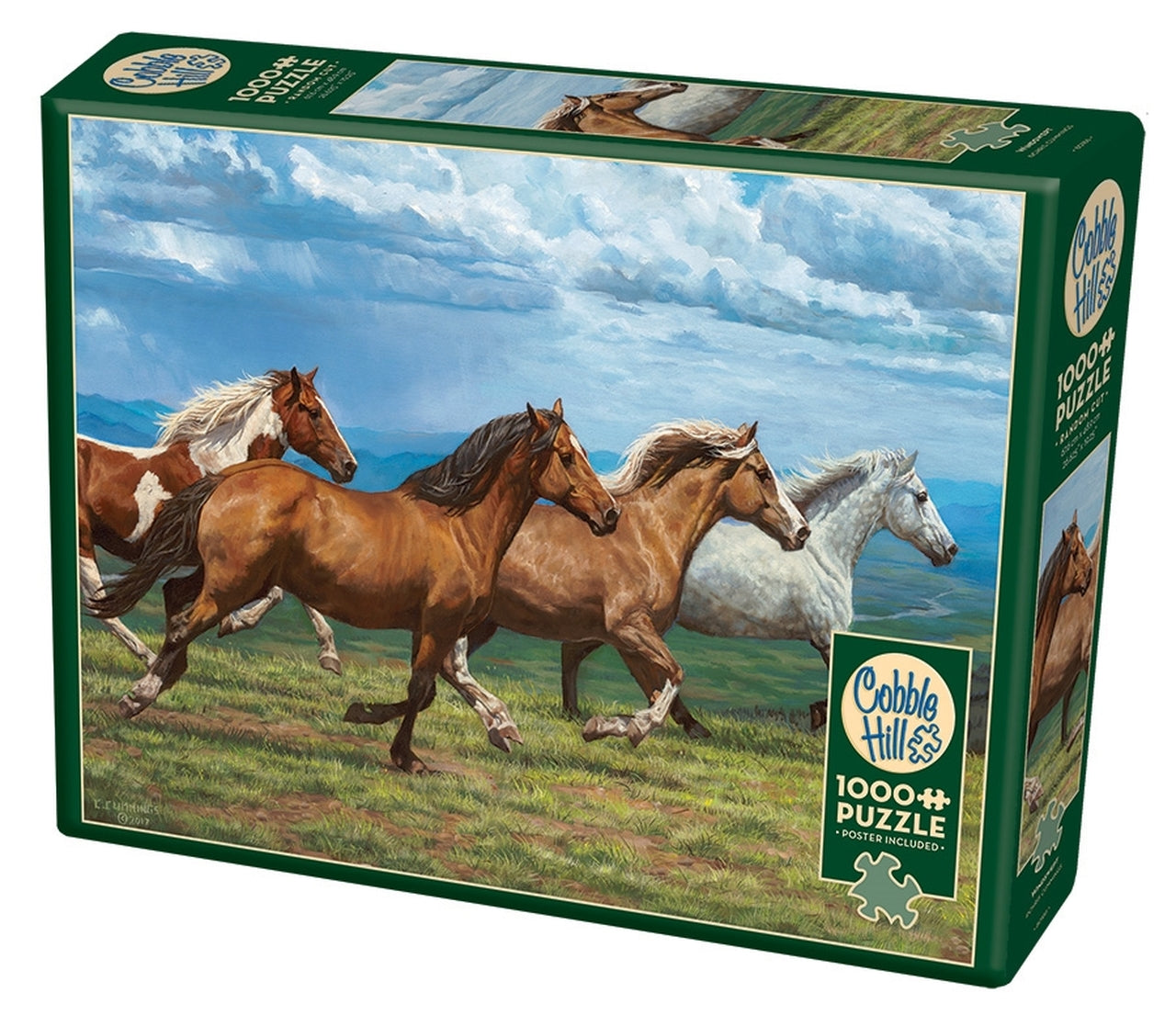 1000 Piece Windswept Horses Puzzle