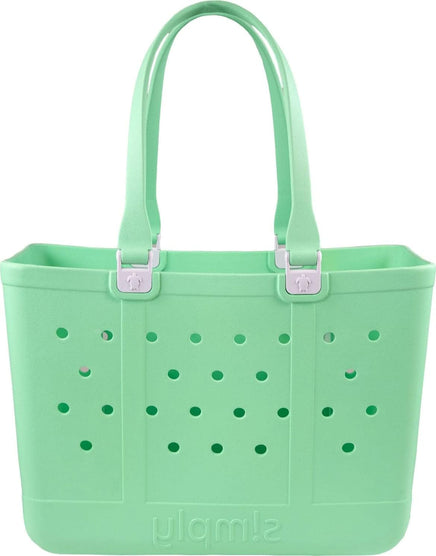 Large Lime Simply Southern Tote