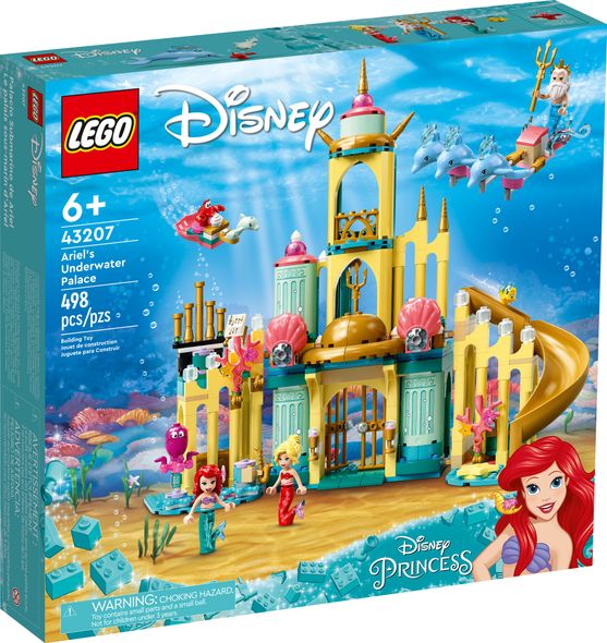 LEGO 43207  Ariel's Underwater Palace V39  Disney Princess