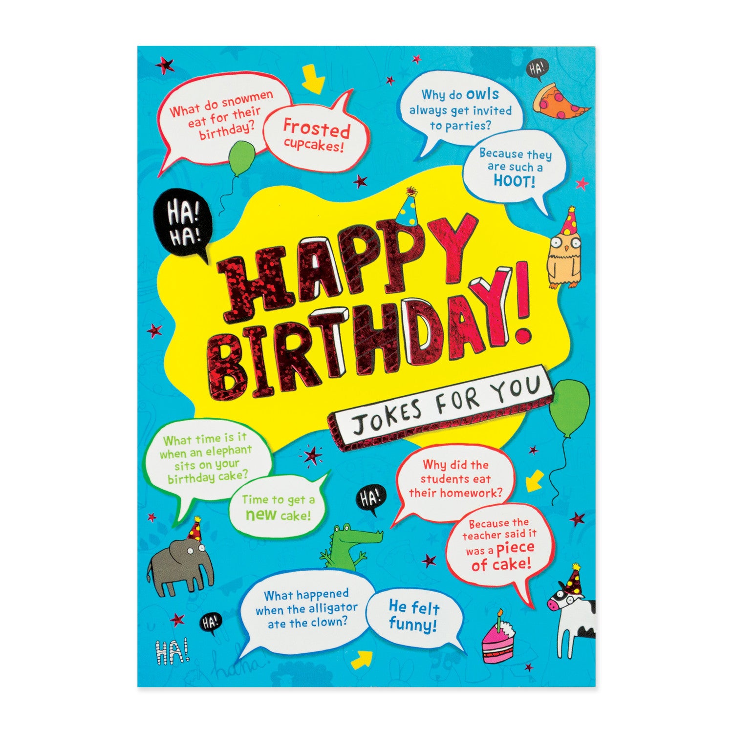 Jokes for You Birthday Card