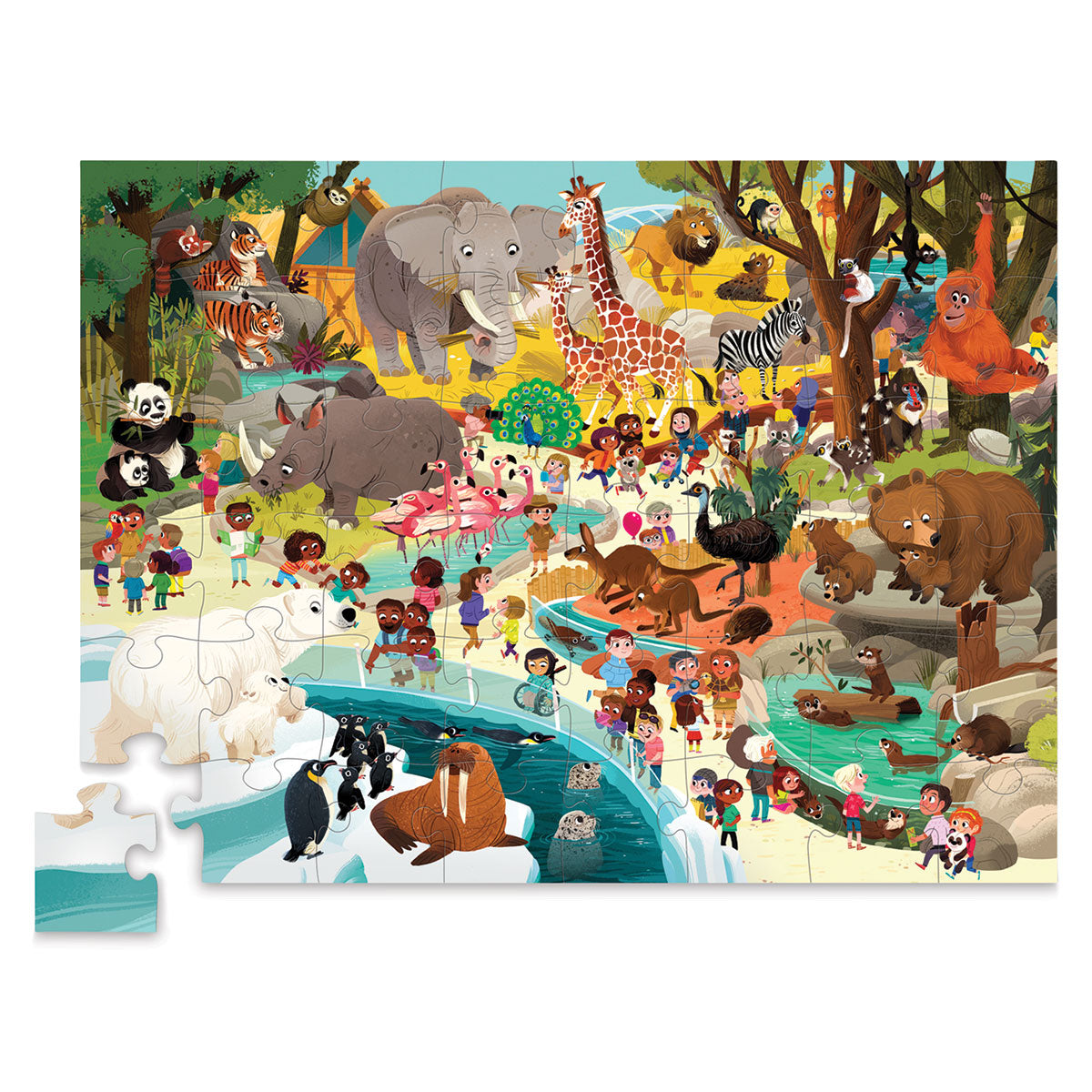 Day at the Zoo  - 48 Piece Puzzle