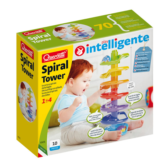 Spiral Tower With Lights