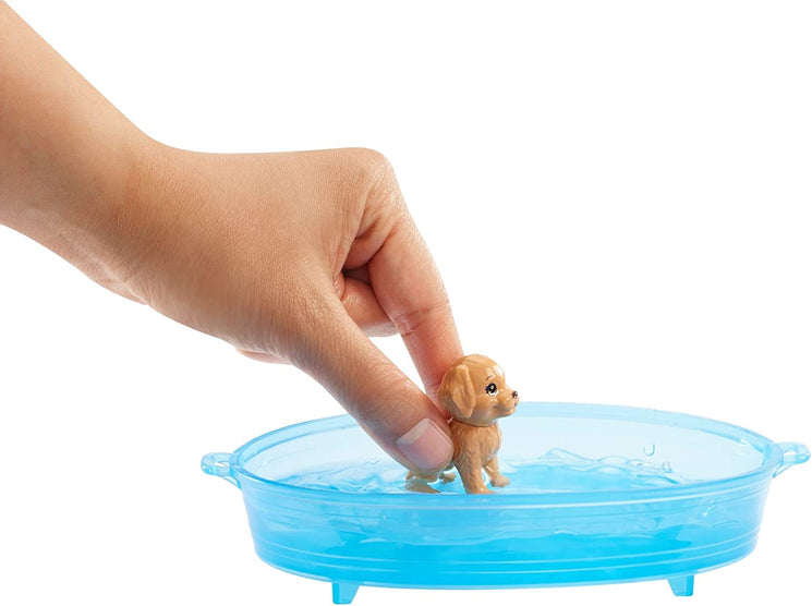 Barbie® Doll & Pets - Puppy Bath Time Playset