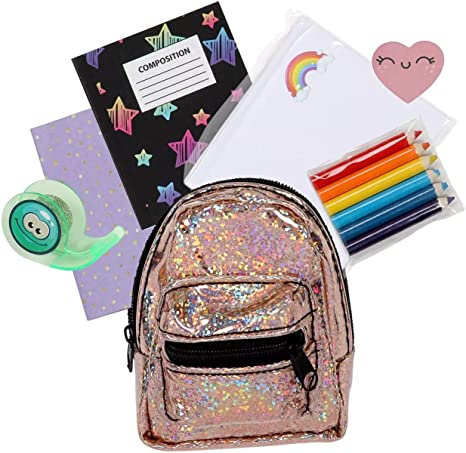 Micro Backpack with 6 Stationary Surprises