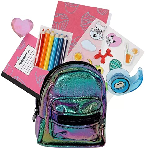 Micro Backpack with 6 Stationary Surprises