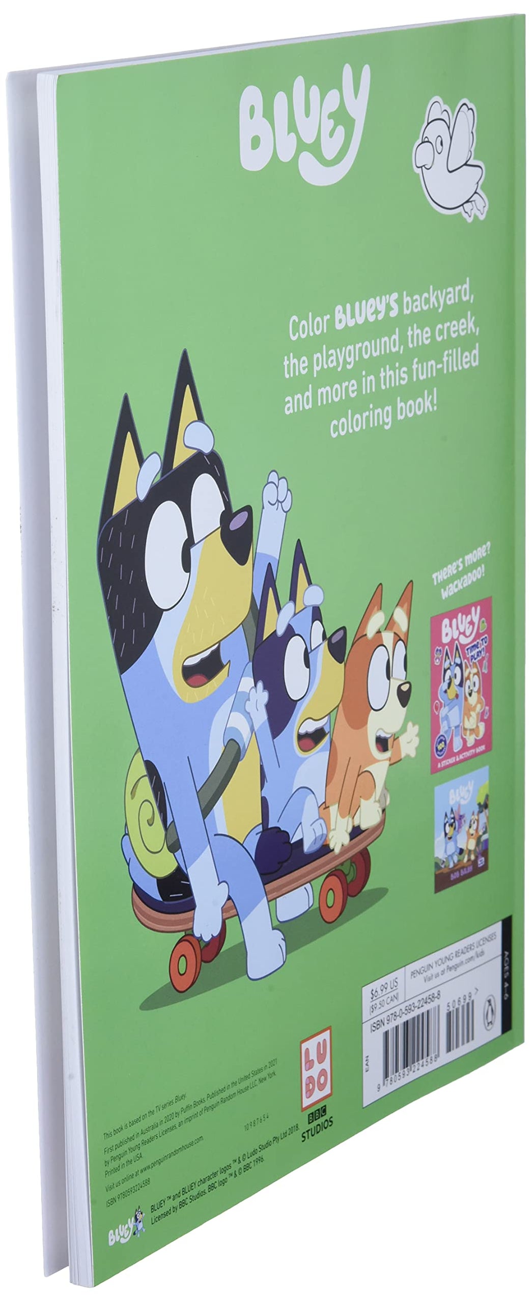 Bluey Coloring Book — Learning Express Gifts