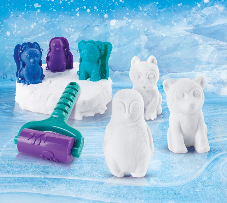 Floof Modeling Clay - Reuseable Indoor Snow - Polar Babies Set
