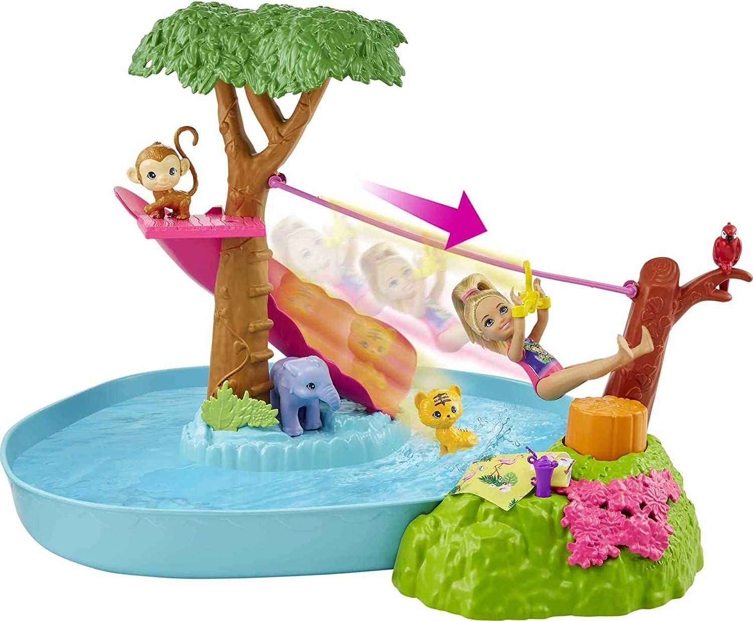 Barbie® And Chelsea: The Lost Birthday Doll & Splashtastic Pool Surprise Playset