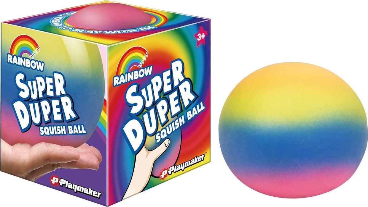 Rainbow Super Duper Squish Ball