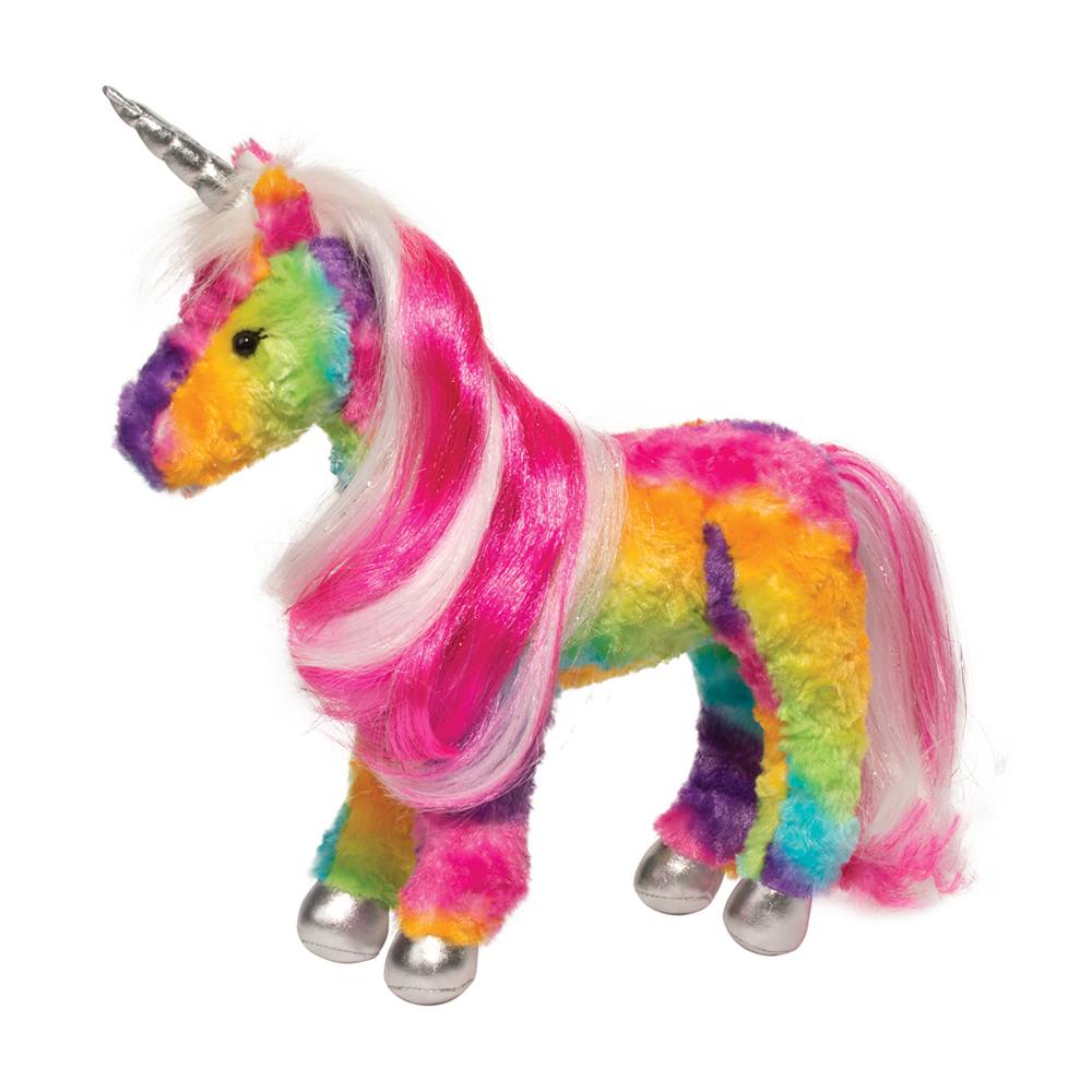 Joy Rainbow Princess Unicorn Plush