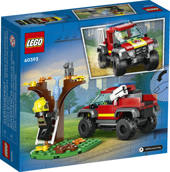 LEGO 60393  4x4 Fire Truck Rescue V39  City Fire