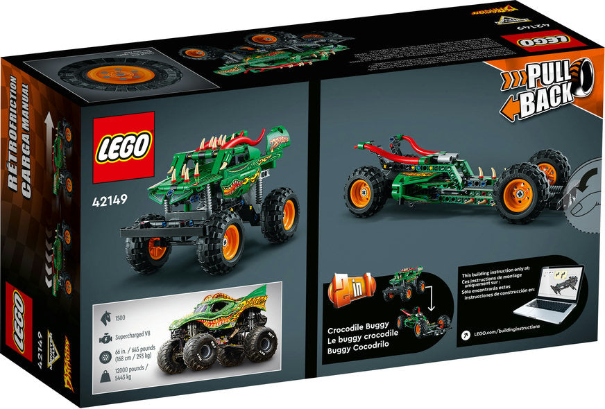 LEGO 42149  Monster Jam™ Dragon™ V39  Technic