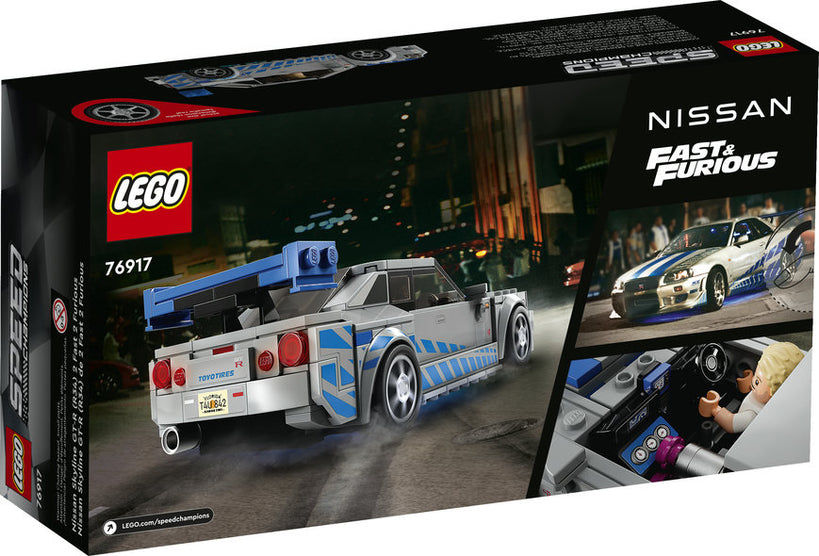 LEGO® Speed Champions Nissan Skyline GT-R (R34) Model (76917)