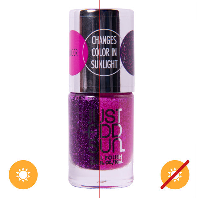 Summer Fun Fuchsia UV Nail Polish-Just Add Sun
