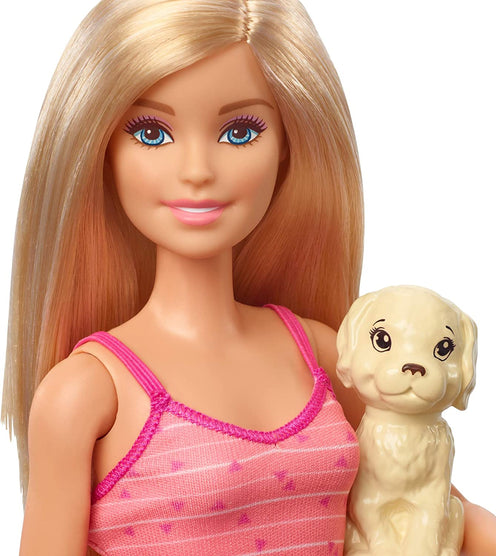 Barbie® Doll & Pets - Puppy Bath Time Playset