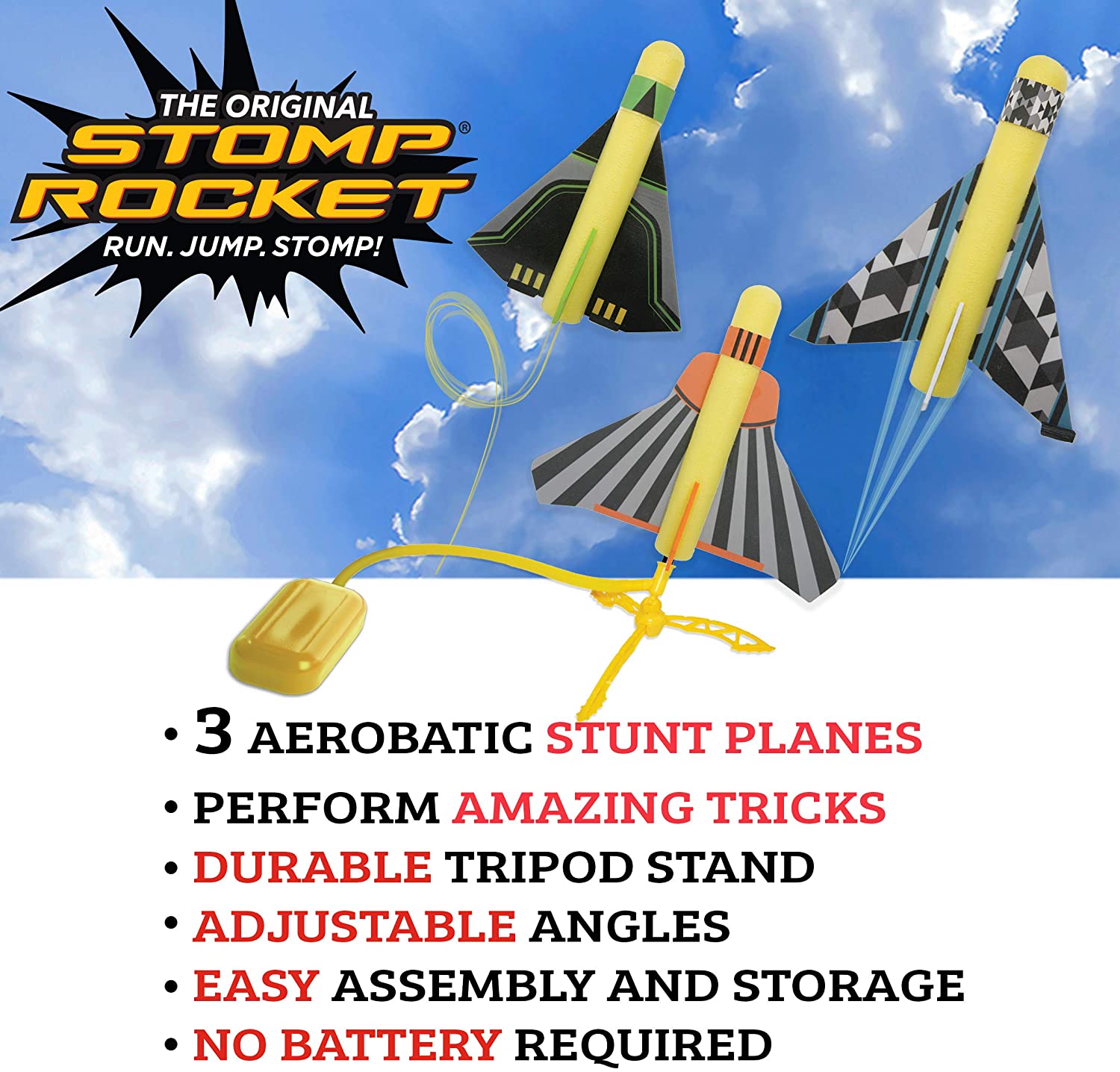 Stunt Plane Stomp Rocket