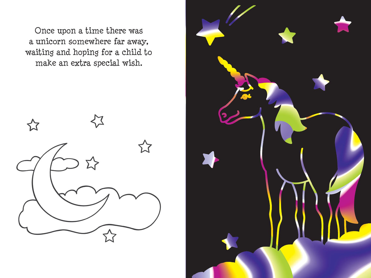Unicorn Adventure Scratch and Sketch Book