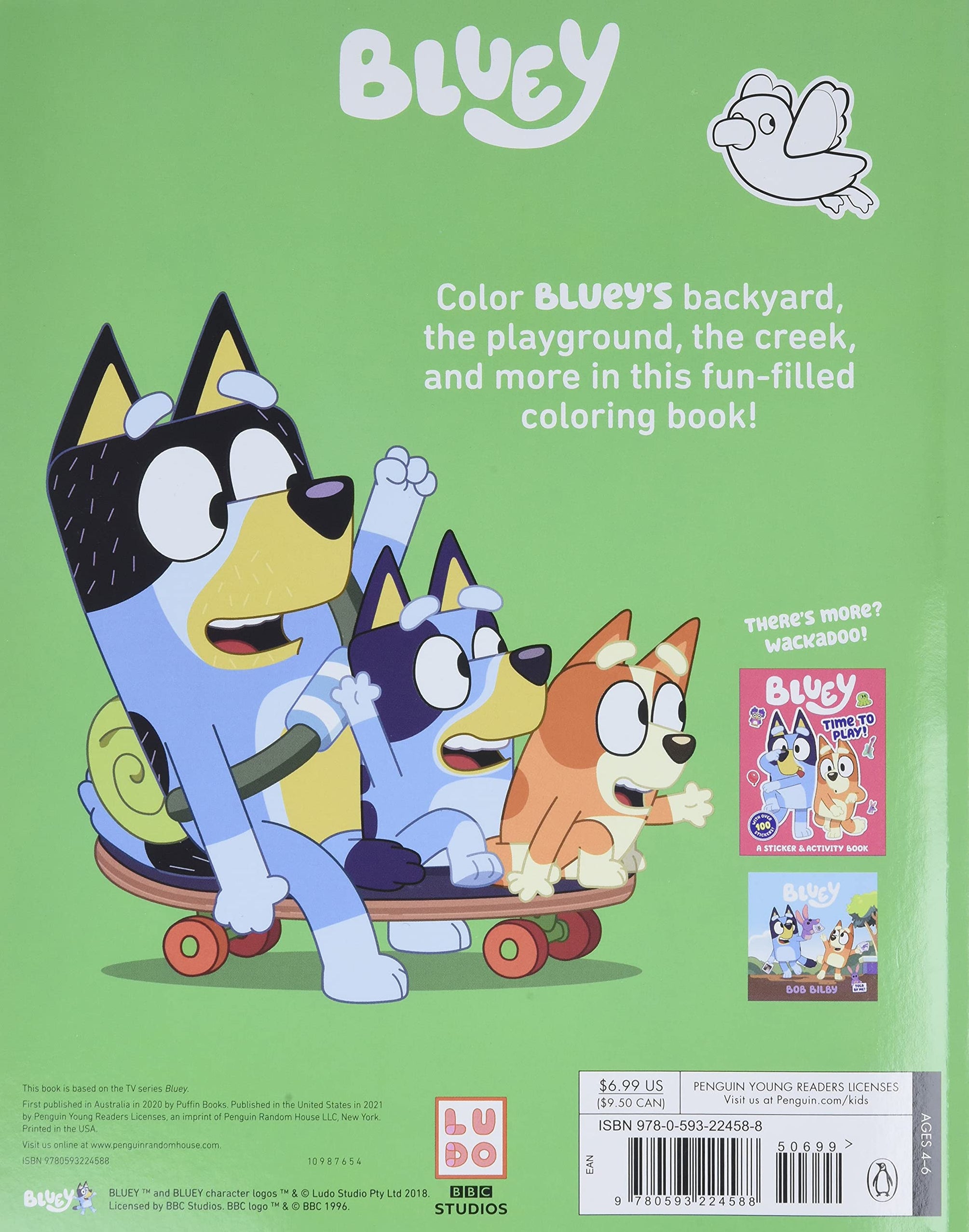 Bluey Coloring Book — Learning Express Gifts