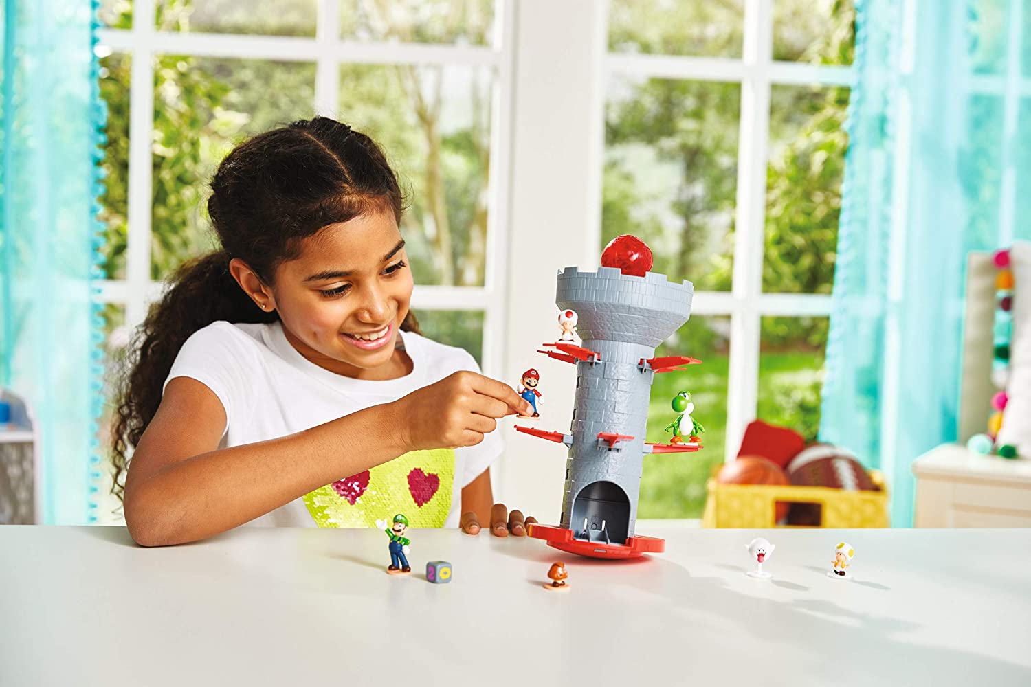 Super Mario Blow Up Shaky Tower Game