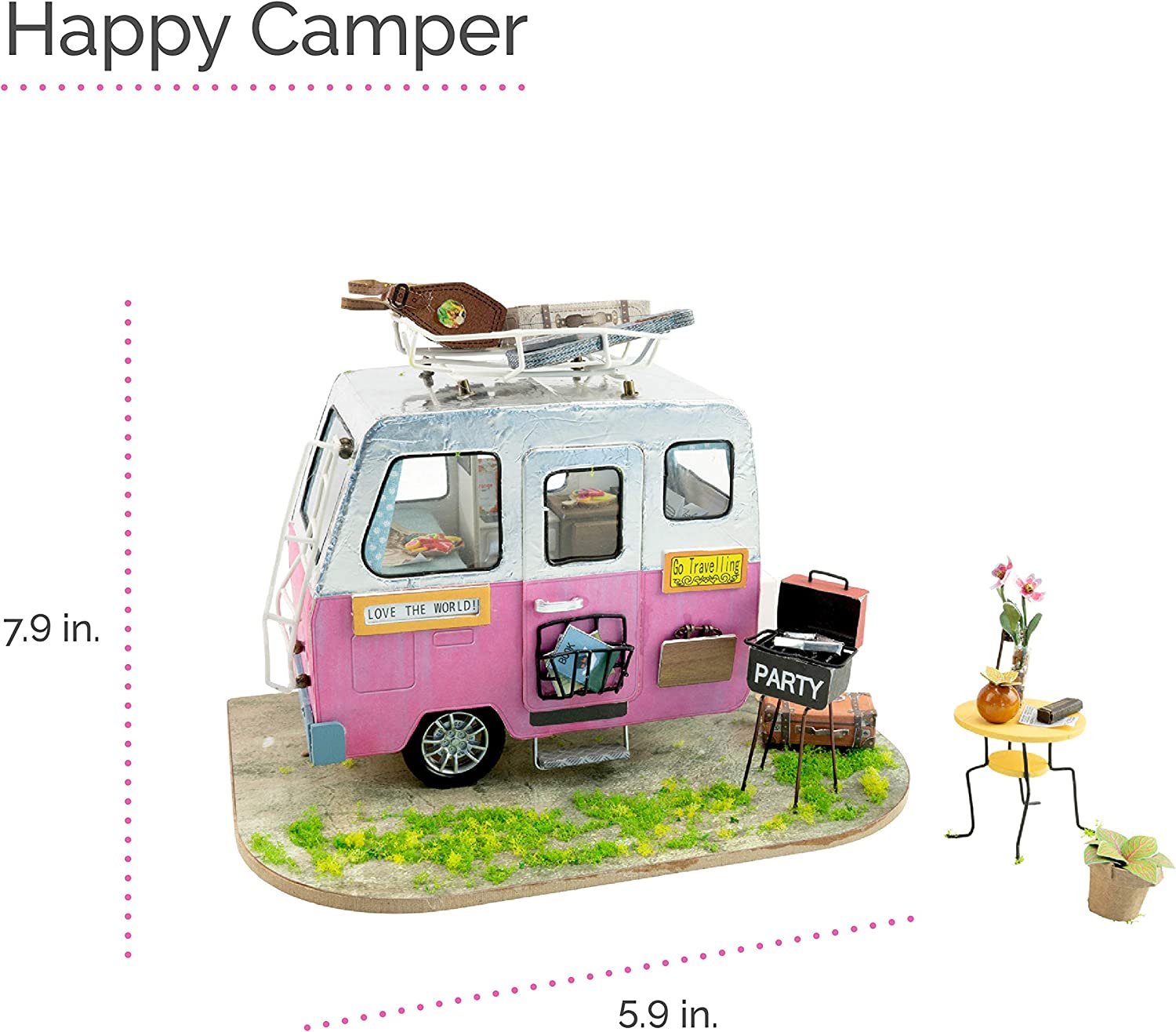 Miniature Happy Camper