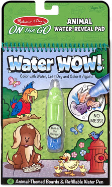 Water Wow! Reusable Water-Reveal Activity Pad - Animals