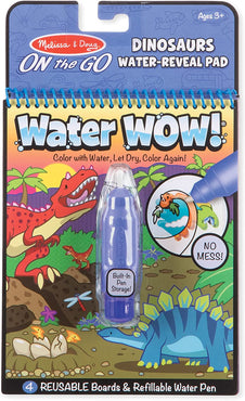 Water Wow! Reusable Water-Reveal Activity Pad - Dinosaurs