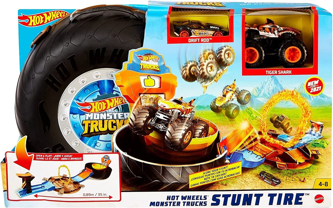 Stunt Tire Playset Monster Trucks