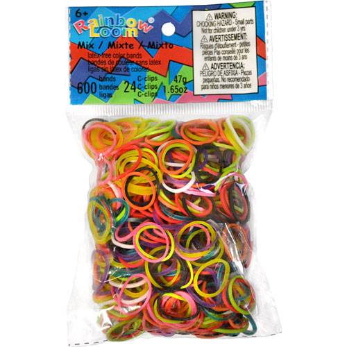  Official Rainbow Loom 600 Ct. Rubber Band Refill Pack
