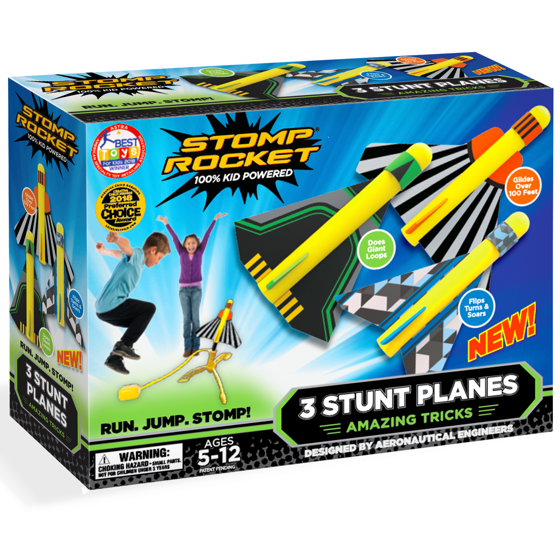 Stunt Plane Stomp Rocket