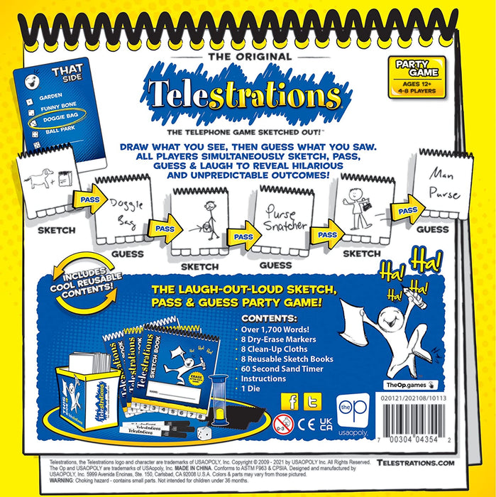 Telestrations The Telephone Game Sketched Out