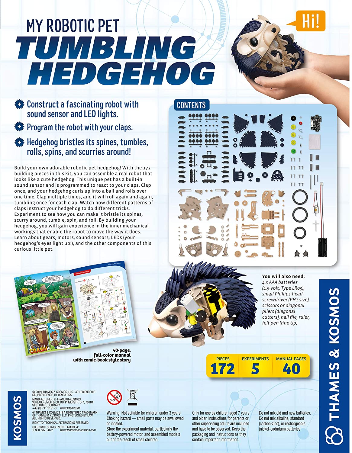 Tumbling Hedgehog Kit