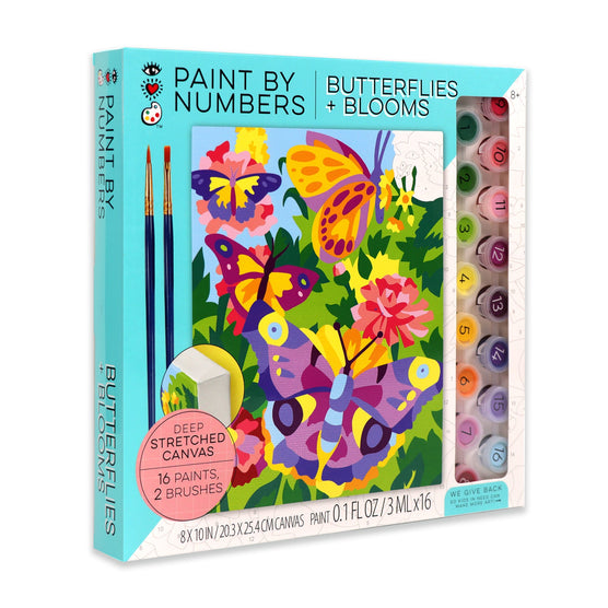 iHeartArt Paint by Numbers Butterflies and Blooms