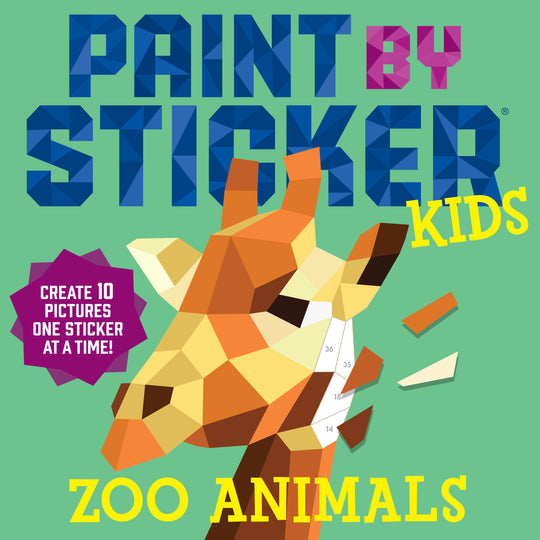 Zoo Animals Paint by Sticker