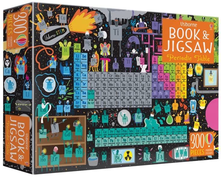 300 Piece Periodic Table - Jigsaw Puzzle plus book
