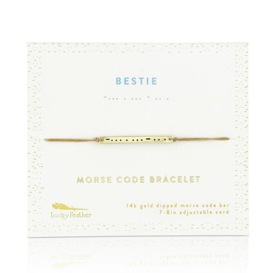 Bestie Morse Code Bracelet