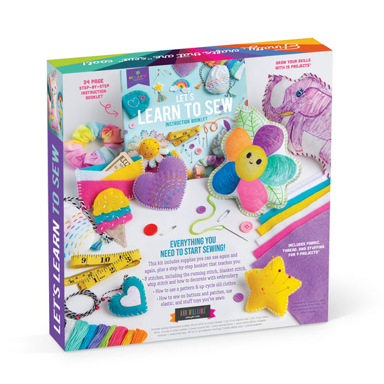 Craft-tastic Let's Learn to Sew Kit