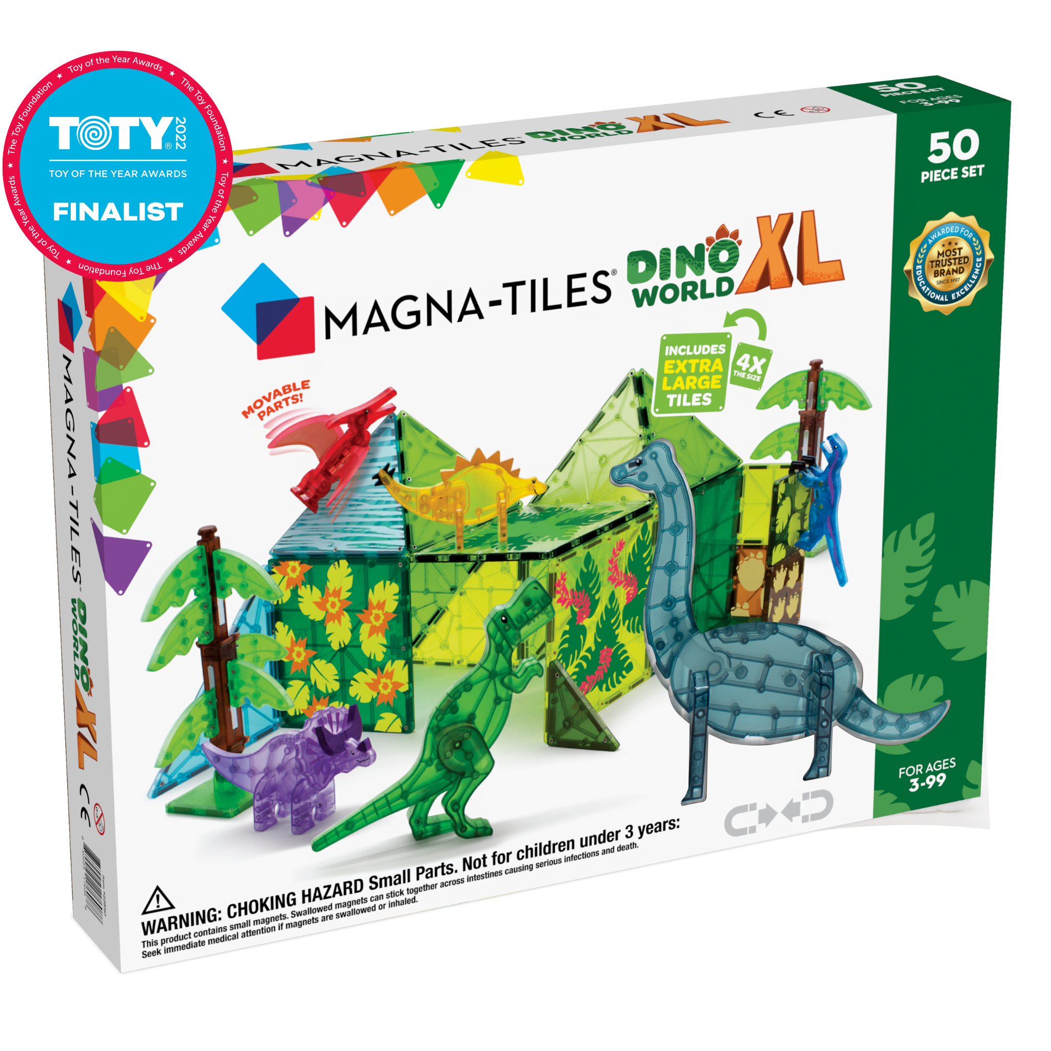 Magna Tiles Dino World XL Set