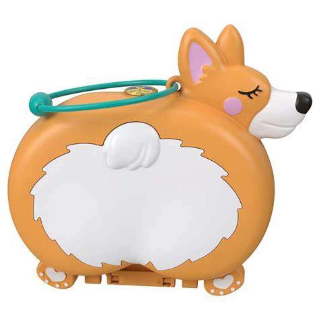 Polly Pocket Corgi Cuddles Pet Hotel Compact